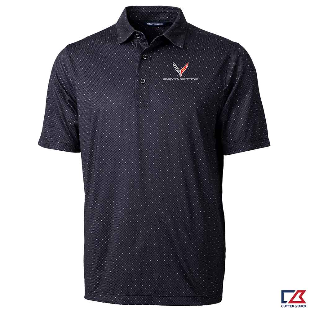 C8 Corvette Mens Pike Dot Polo