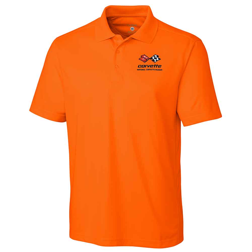 C3 Corvette Mens Orange Ice Polo