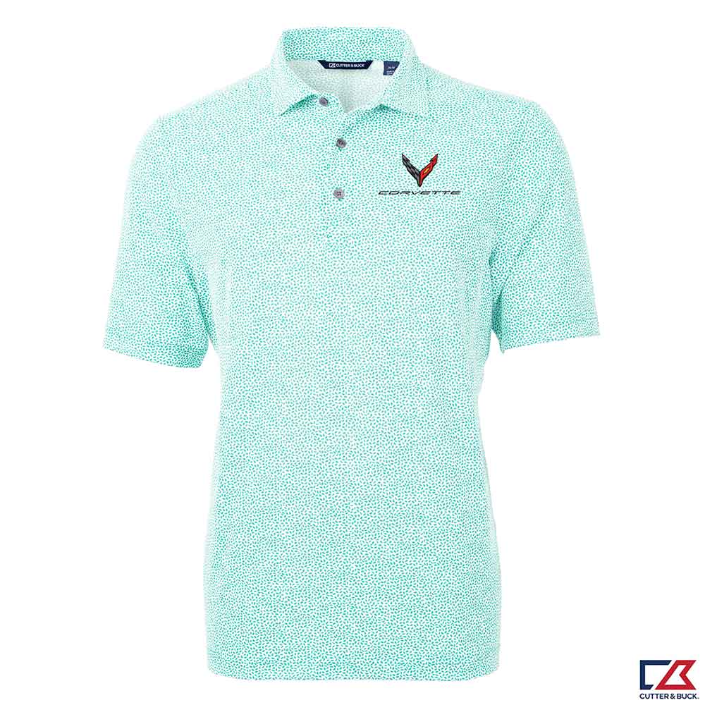 C8 Corvette Virtue Botanical Men's Polo