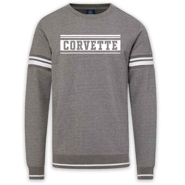 Corvette Donovan Striped Rib Crew Sweatshirt