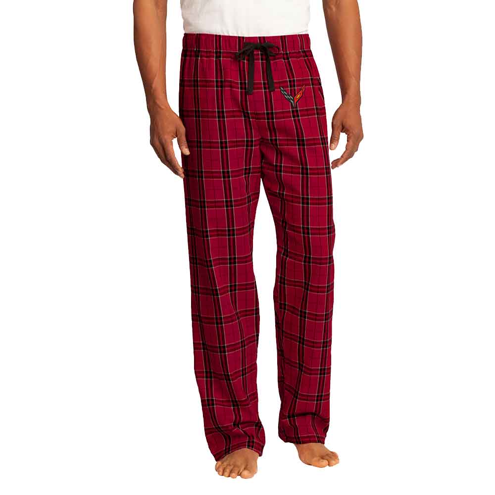 C8 Corvette Plaid Flannel Pants