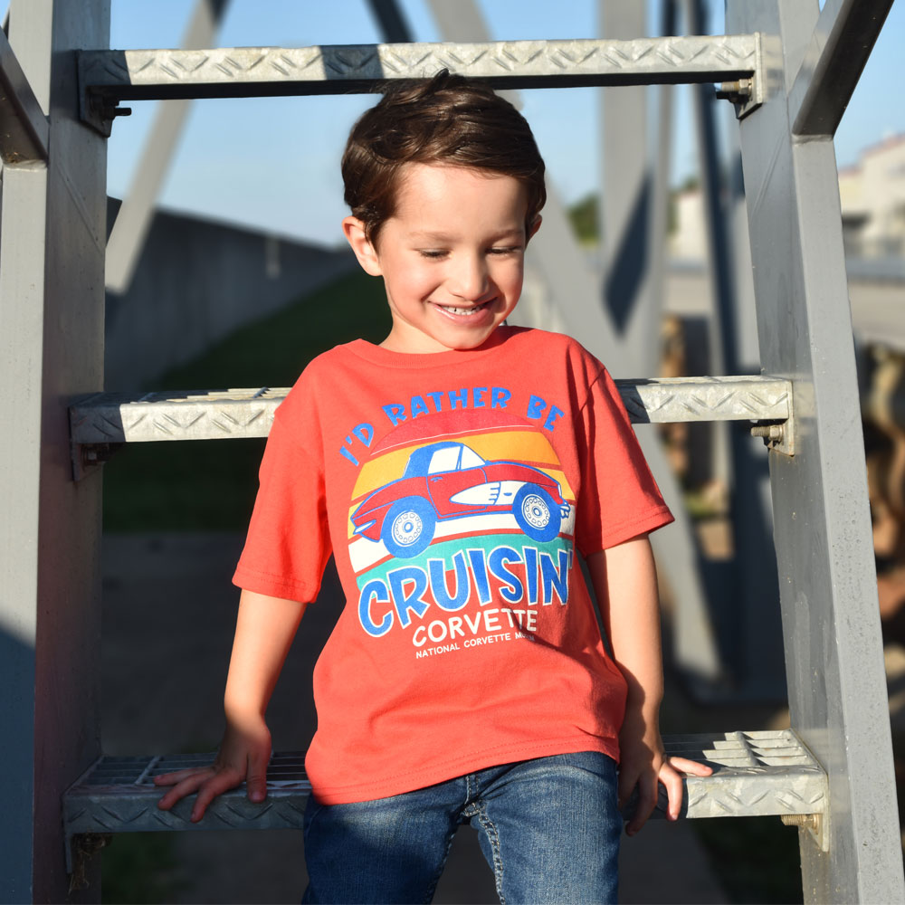 Boy Wearing the Rather Be Cruisin Toddler T-shirt