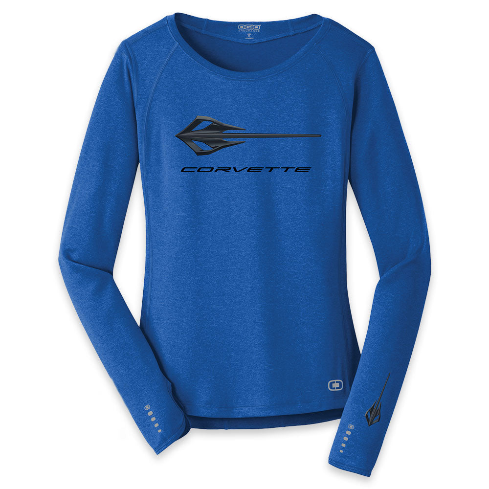 Stingray Corvette Ladies Lux LS Royal Blue Top