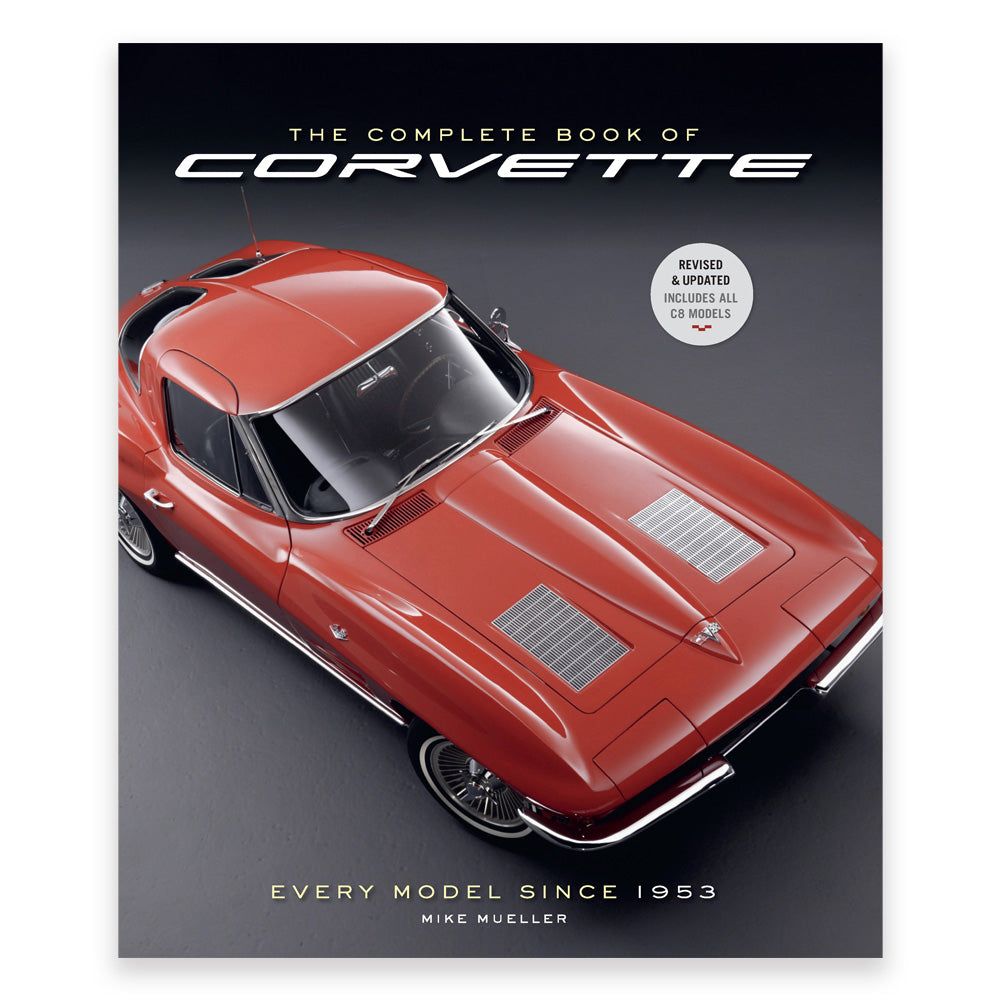 The Complete Book of Corvette 5th Edition shown on a white background