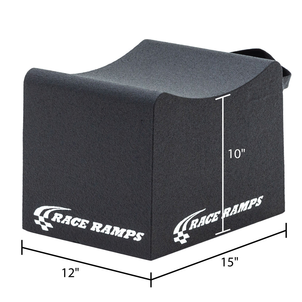 Image showing the dimensions for the Wheel Cribs 10 Inch One Piece