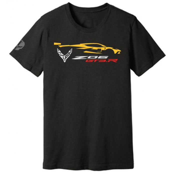 Z06 GT3R Gesture Heather Black T-shirt