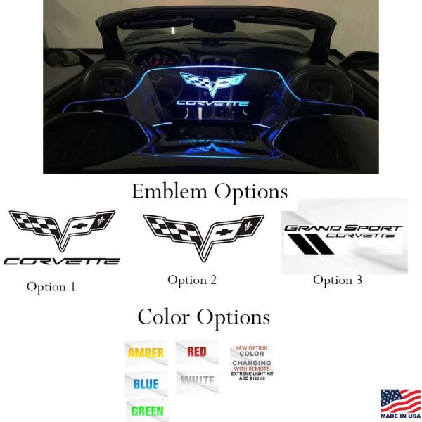 C6 Corvette Illuminated Windrestrictor