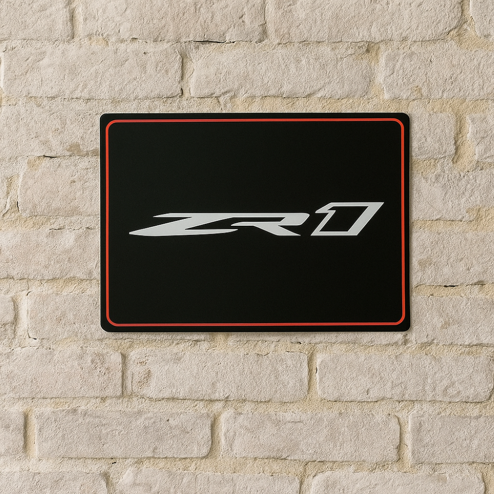 8th Generation Corvette ZR1 Script Sign
