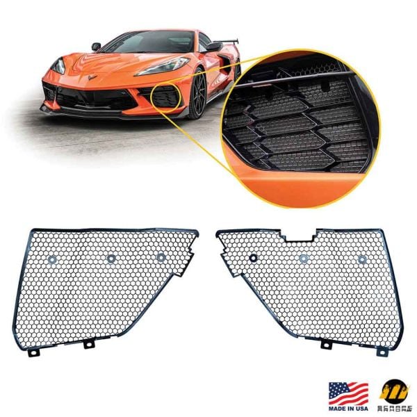 C8 Corvette Stingray Scrape Armor Radiator Guards