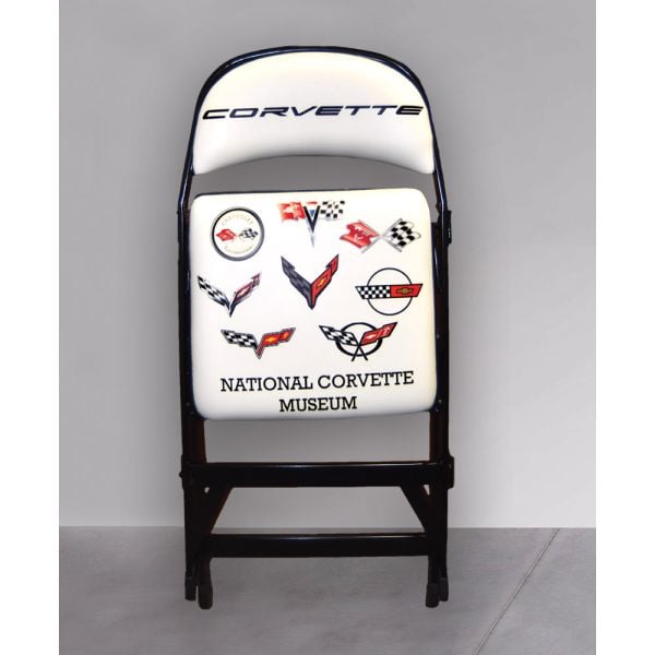 C1-Next Generation Corvette Emblems Folding Chair