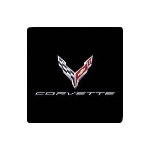 C8 Corvette Emblem Tile Coaster