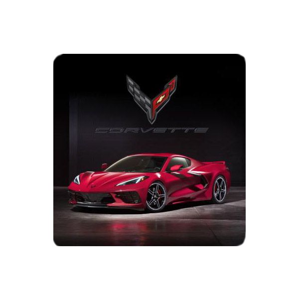 C8 Corvette Stone Tile Coaster