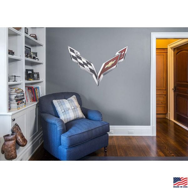 C7 Corvette Emblem Fathead Wall Graphic