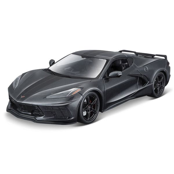 2020 Corvette Stingray Metallic Gray Coupe Diecast Model