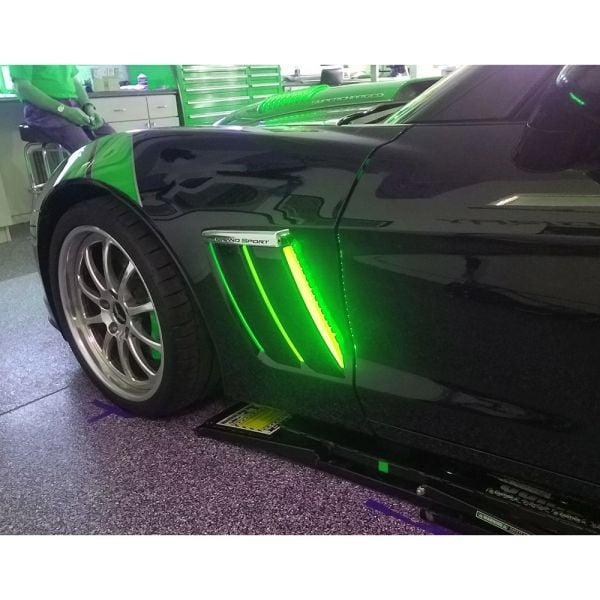 C6 Grand Sport Corvette RGB LED Fender Cove Kit