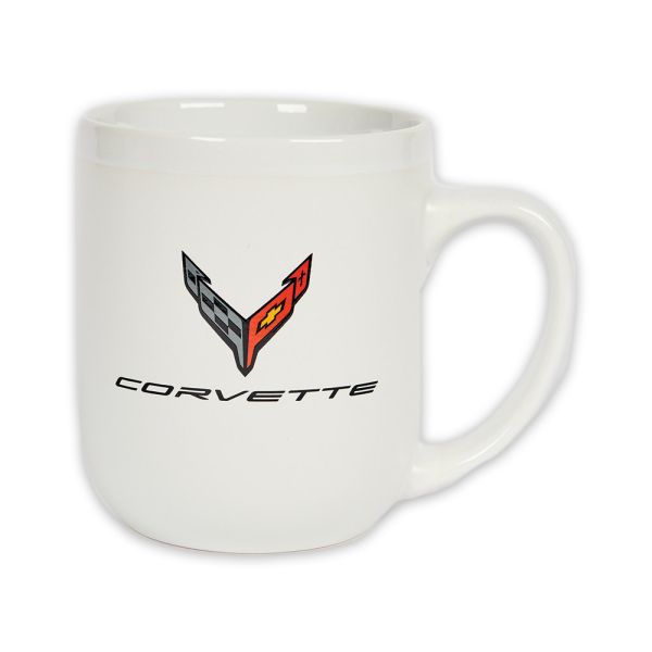 SR1 Performance C8 Z06 Tumbler Travel Mug - 32oz Coffee Cup for 2020-2024  Corvette (White)