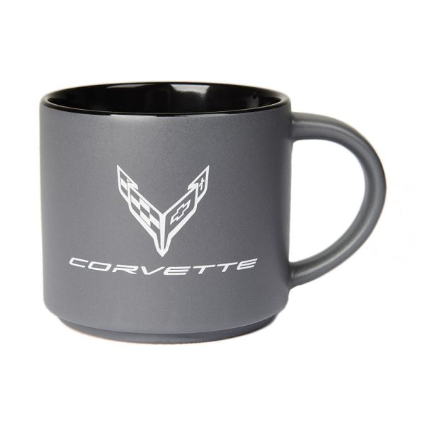 C8 Corvette Two Tone Gray Coffee Mug