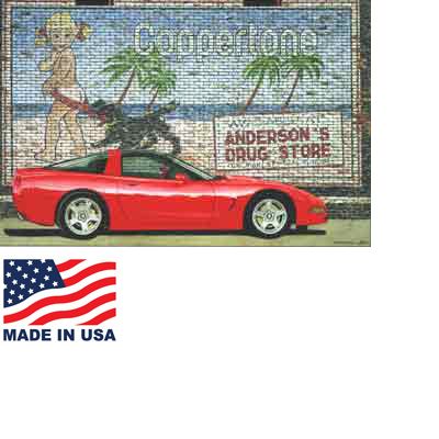 "The Coppertone Torch" Watercolor Print by Dana Forrester