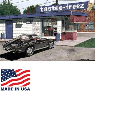 "The Tastee Freez" Watercolor Print by Dana Forrester