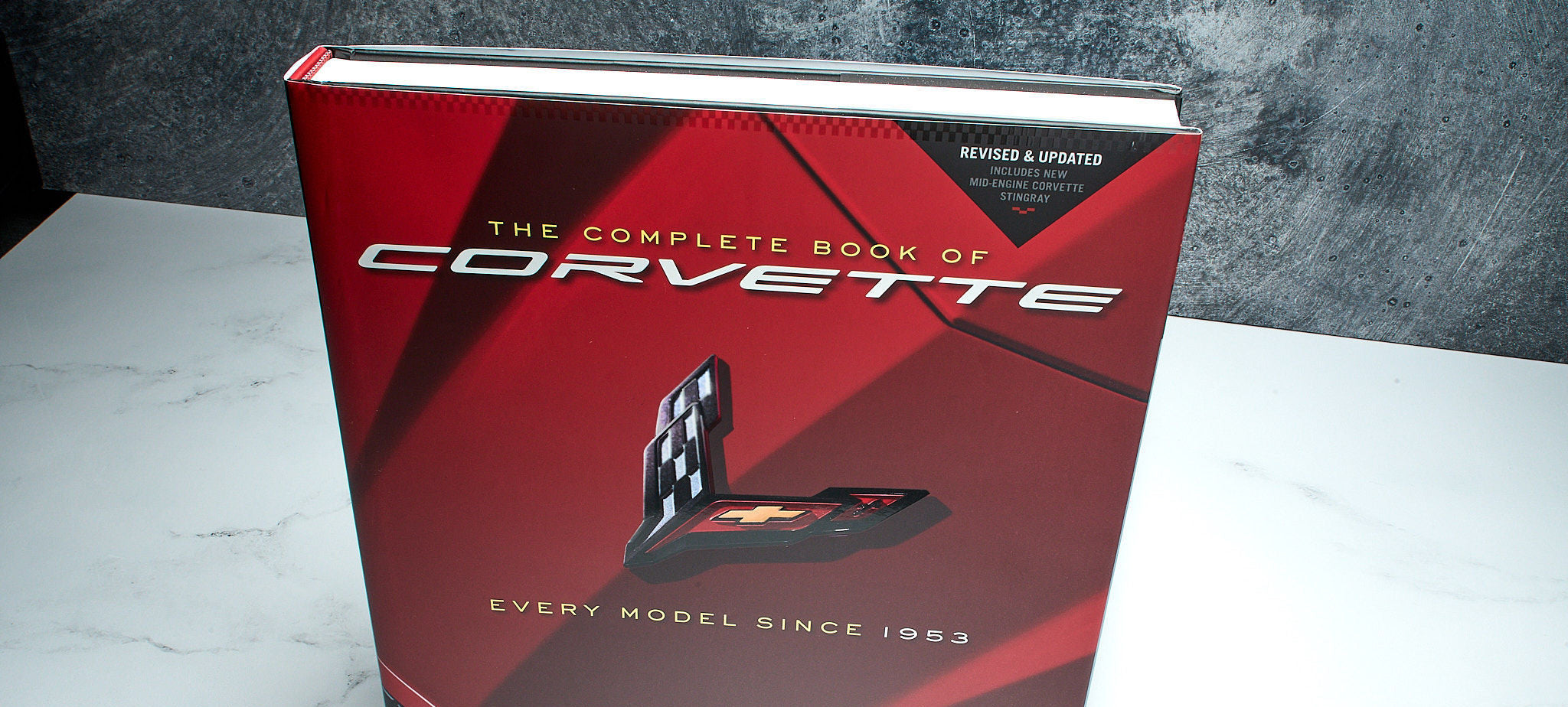 corvette book with red jacket cover