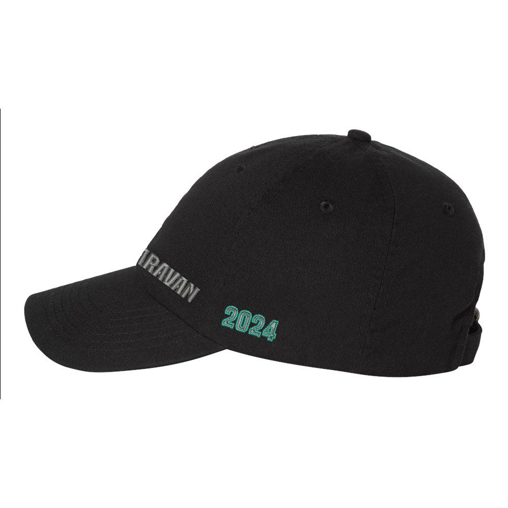 2024 NCM Caravan Stealth Cap showing 2024 embroidered on the side