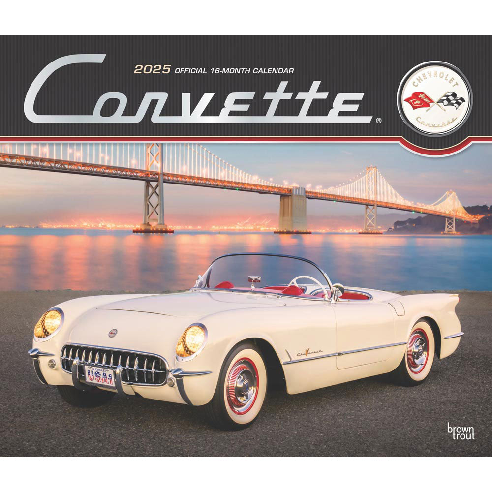 2025 Deluxe Corvette Wall Calendar