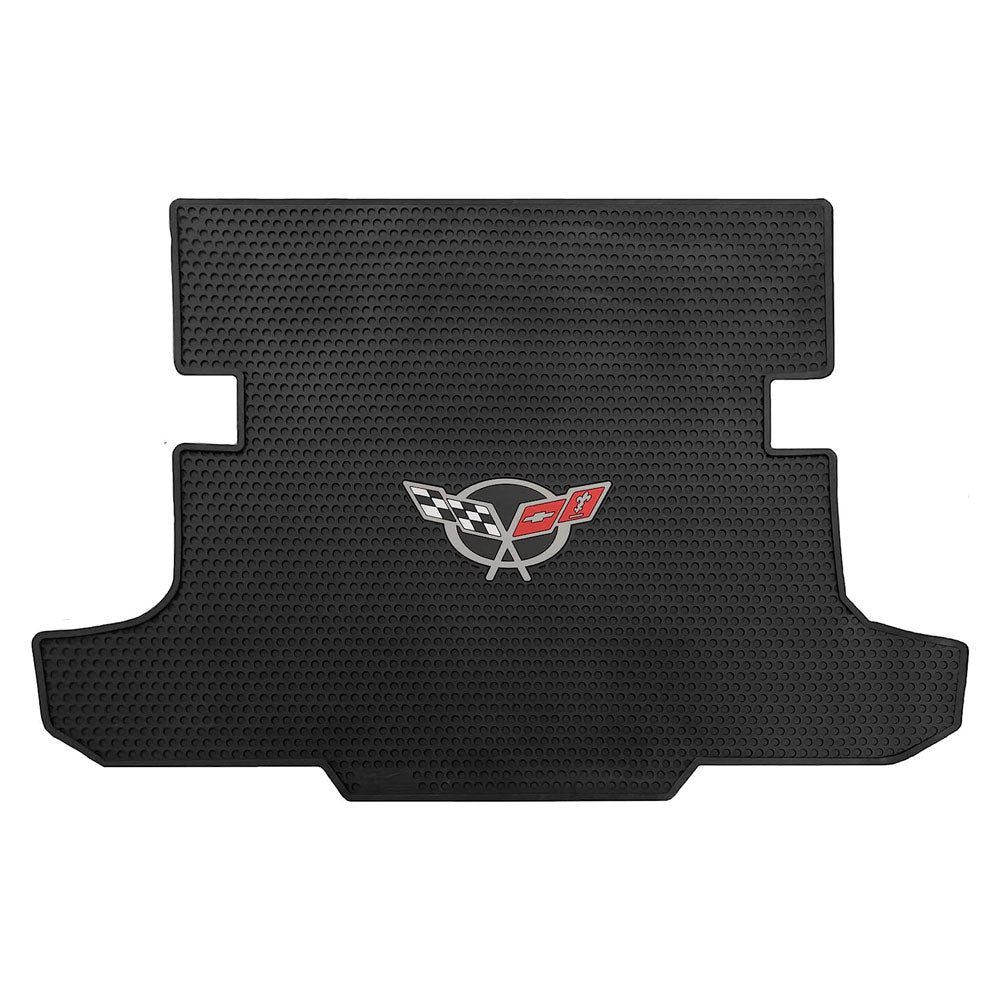 5th Generation Corvette COUPE All-Season Rubber Cargo Mat shown on a white background