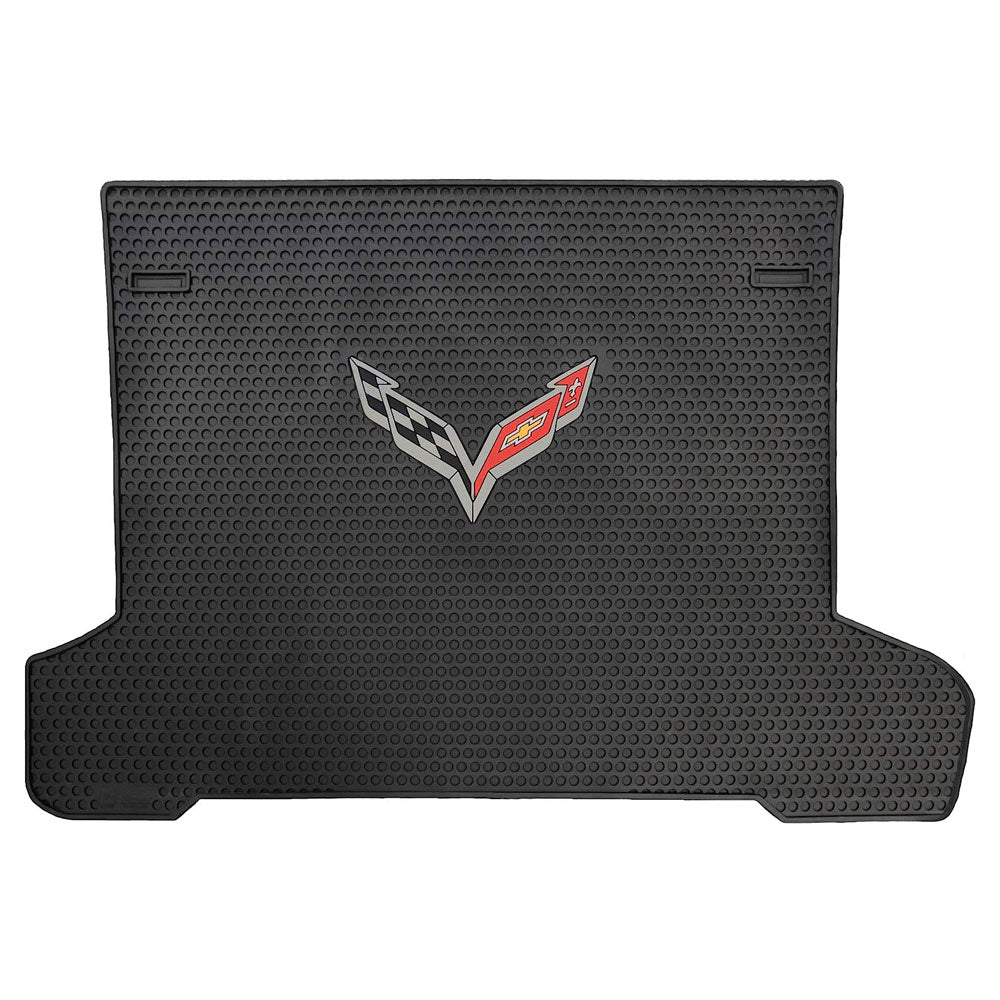 7th Generation Corvette COUPE All-Season Rubber Cargo Mat shown on a white background.