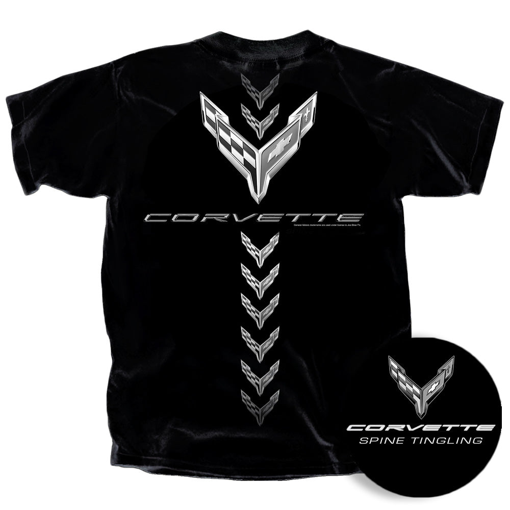 8th Generation Corvette Spine Tingling T-shirt Black