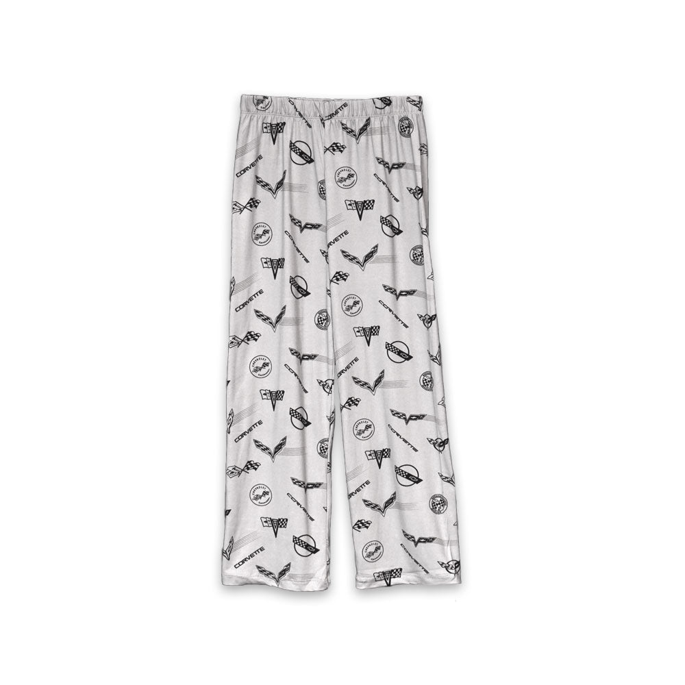 C1-C8 Corvette Emblems Print Youth Lounge Pant