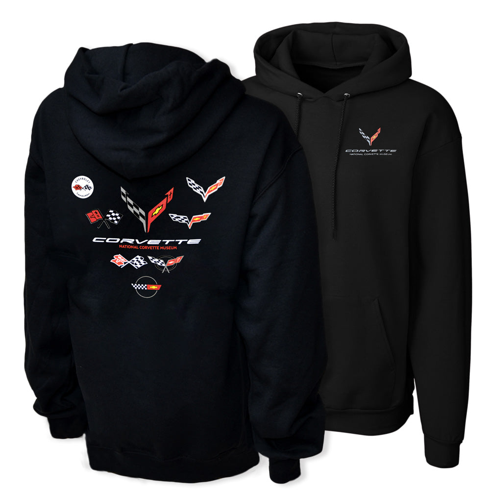 C1-C8 Emblems V-Back Fleece Hoodie