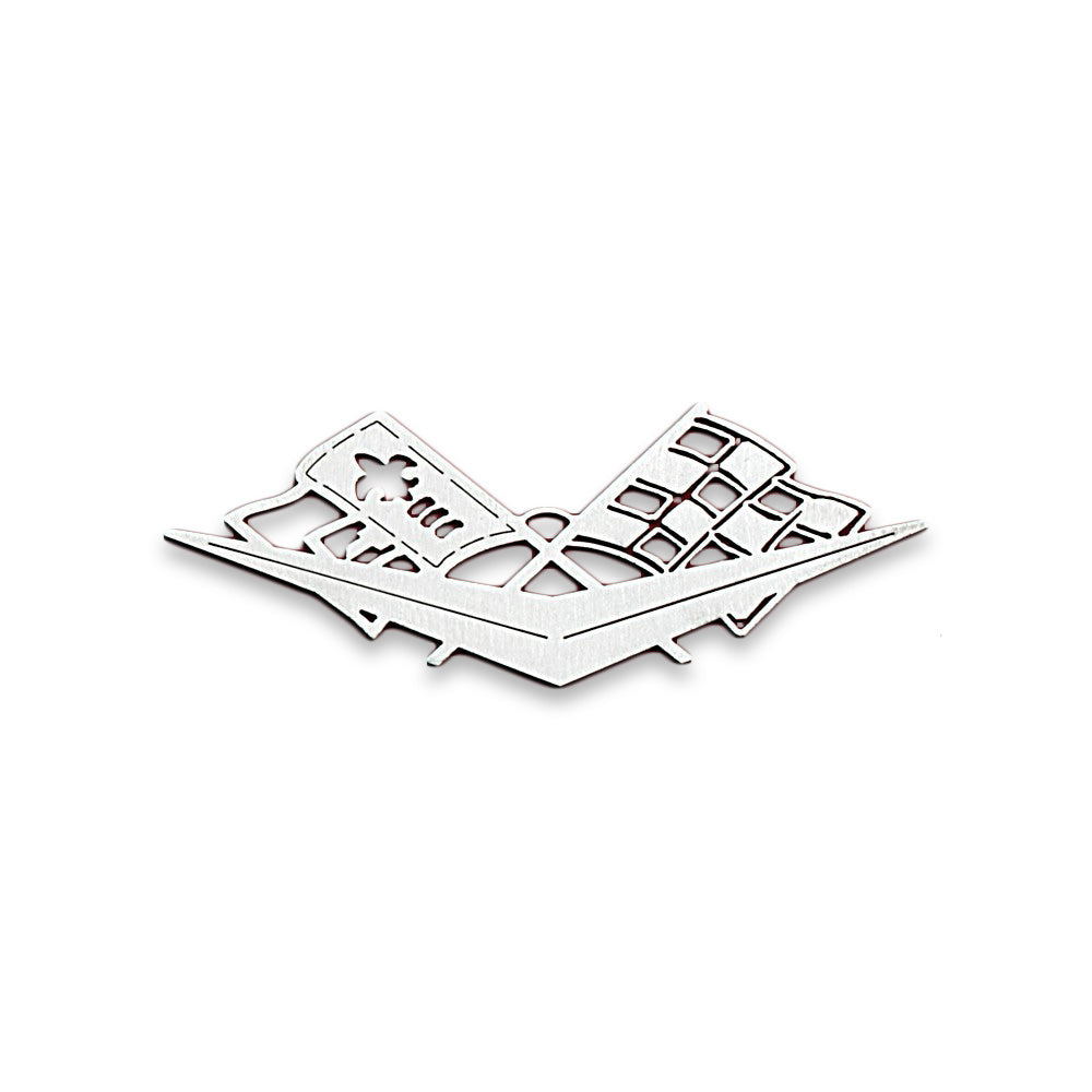 The C1 Corvette Emblem Ornament shown on a white background.