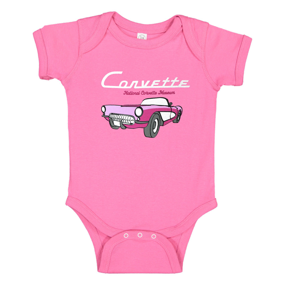 C1 Pink Corvette Romper