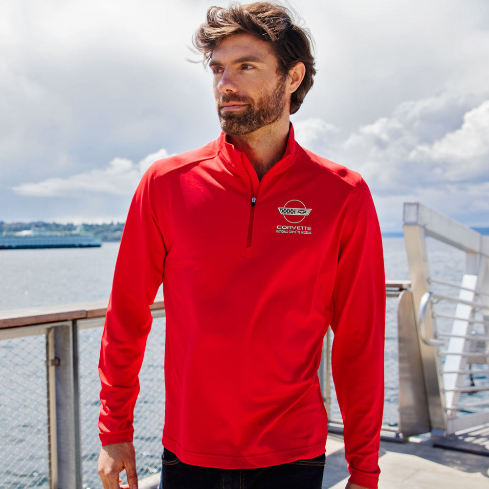 C4 Corvette Custom Virtue Eco Men's Quarter-Zip