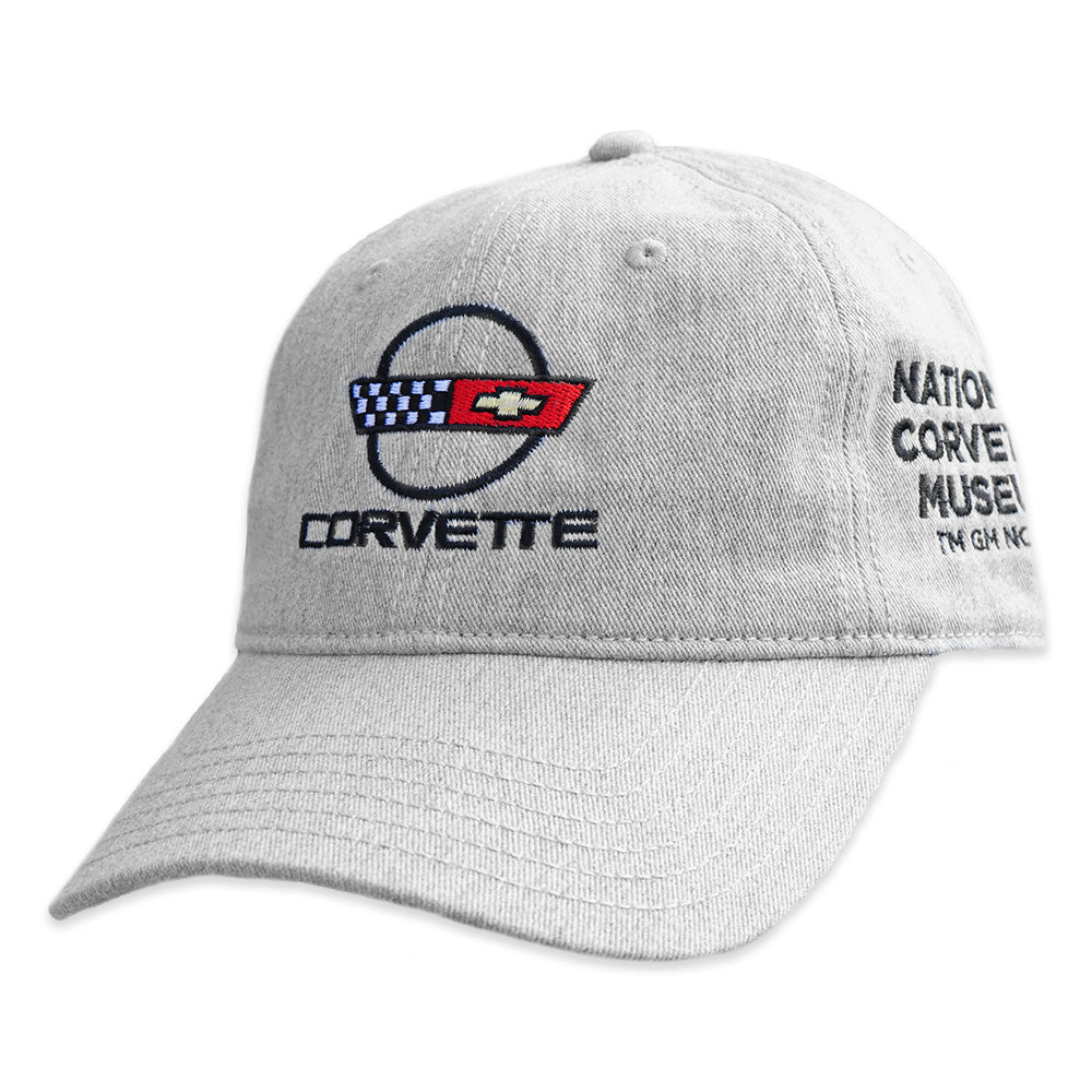 C4 Corvette Emblem Athletic Gray Core Cap