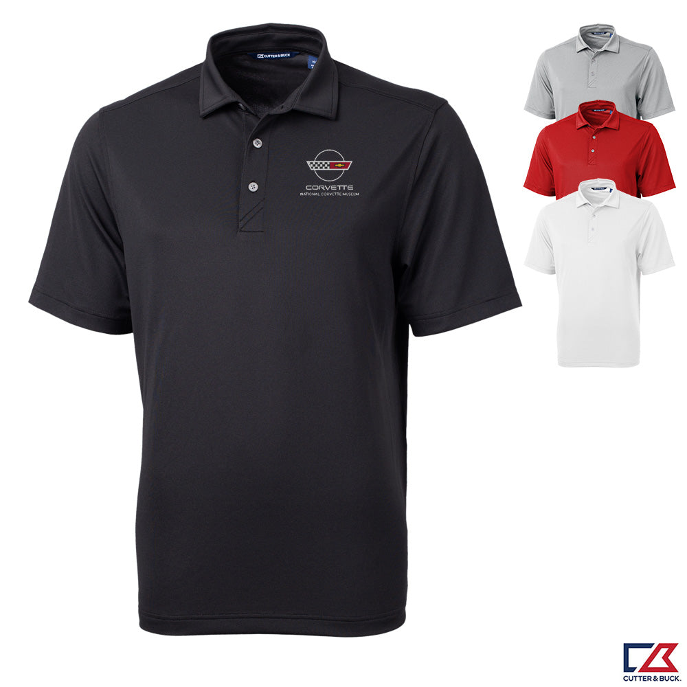 Image of the C4 Corvette Mens Custom Virtue Polo shown in four colors