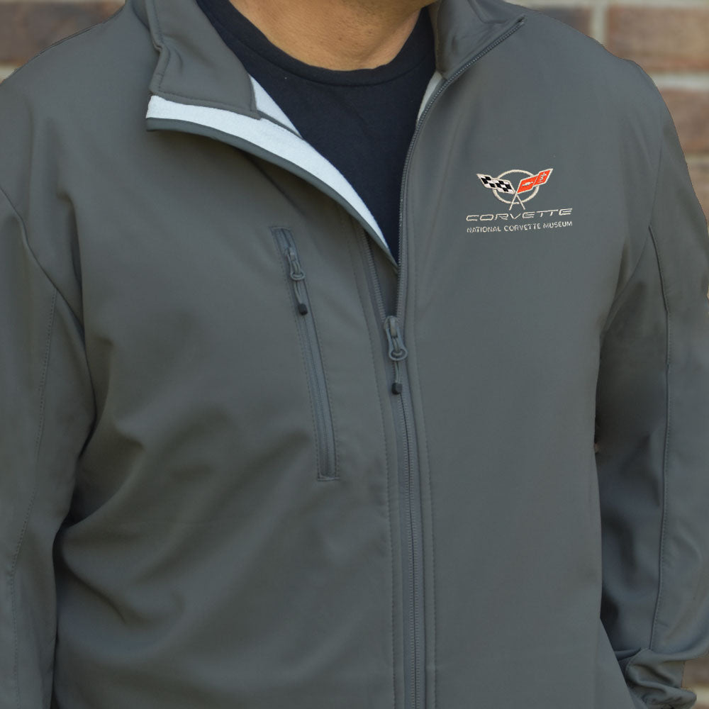 C5 Corvette Custom Trail Eco Stretch Softshell Men's Jacket