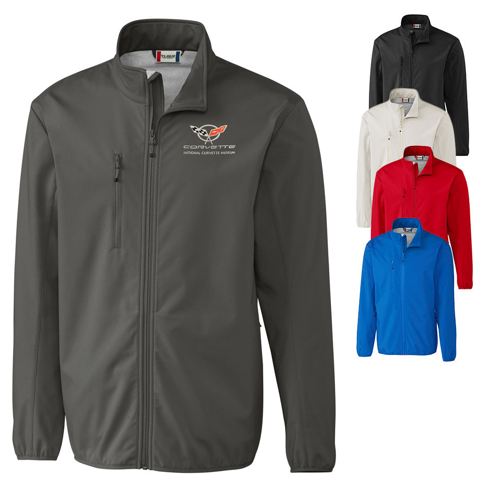 C5 Corvette Custom Trail Eco Stretch Softshell Men's Jacket