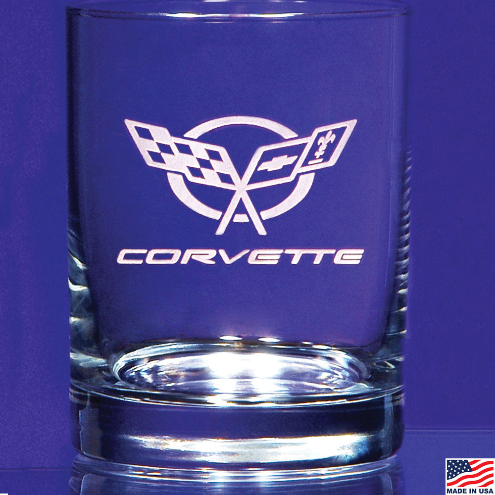 C5 Corvette Short Beverage Glass