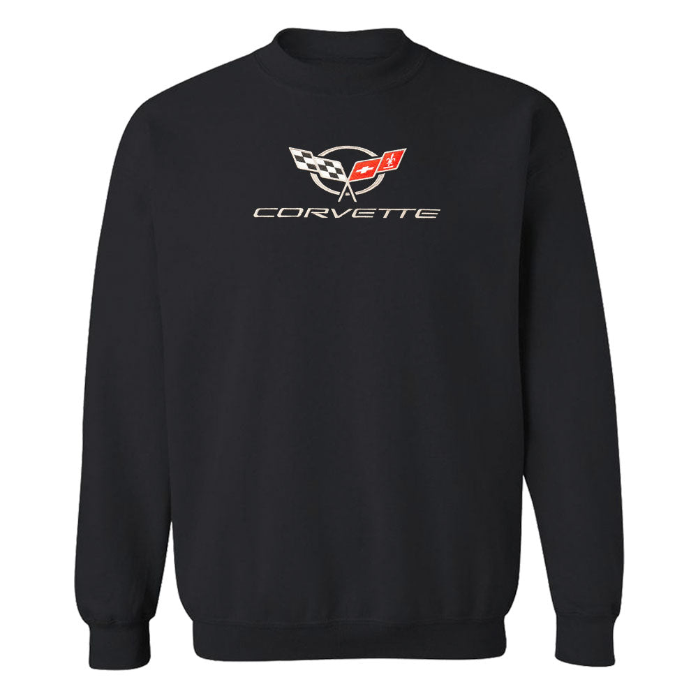 C5 Corvette Embroidered Emblem Classic Sweatshirt