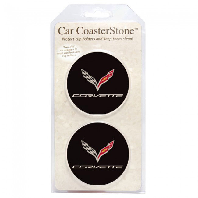 C7 Corvette Car Coasters Set of 2