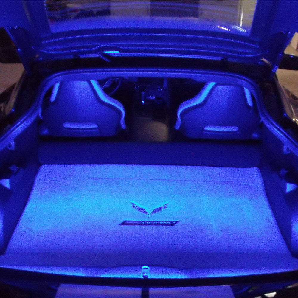 C7 Corvette Cargo Area LED Combo Kit in Blue