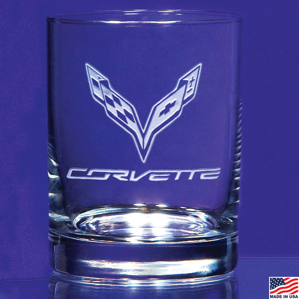 C7 Corvette Short Beverage Glass