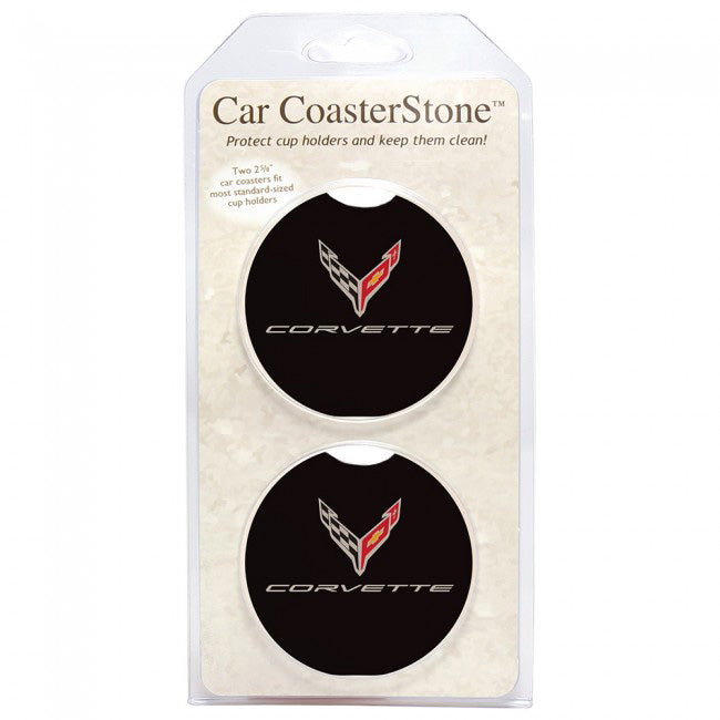 C8 Corvette Car Coasters Set of 2