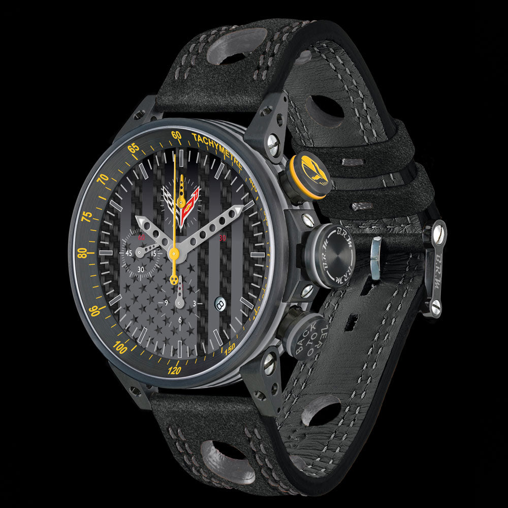 C8 Corvette Carbon Fiber Dial BRM Chronograph Watch