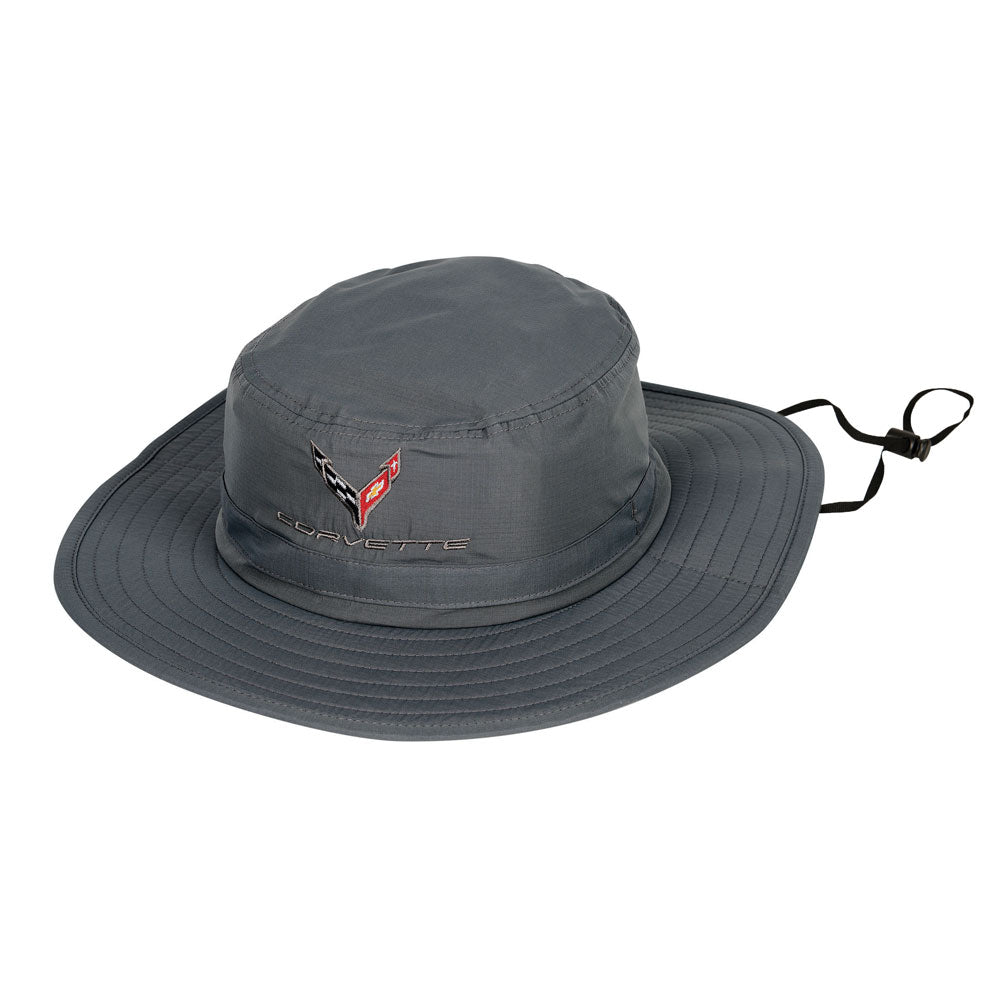 C8 Corvette Charcoal Bucket Hat 