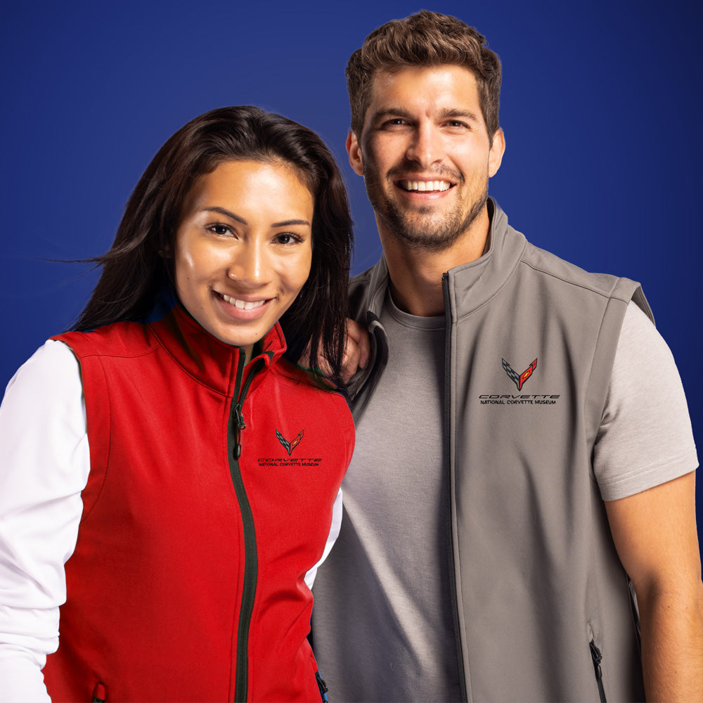 C8 Corvette Custom Tempo Stretch Full-Zip Ladies' Vest