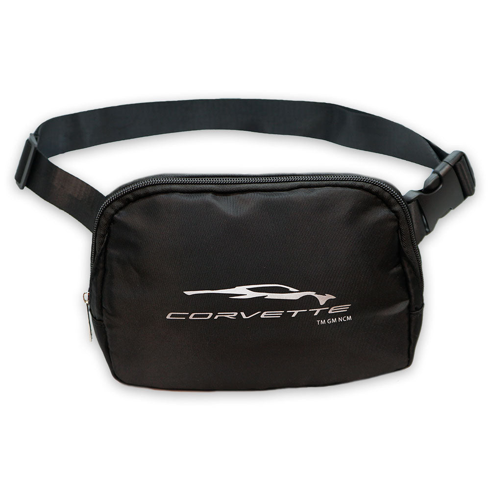 C8 Corvette Gesture Black Sling Belt Bag