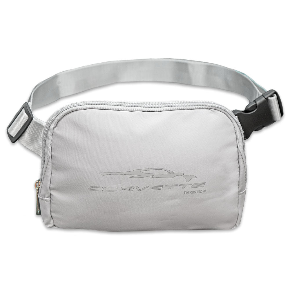 C8 Corvette Gesture Gray Sling Belt Bag