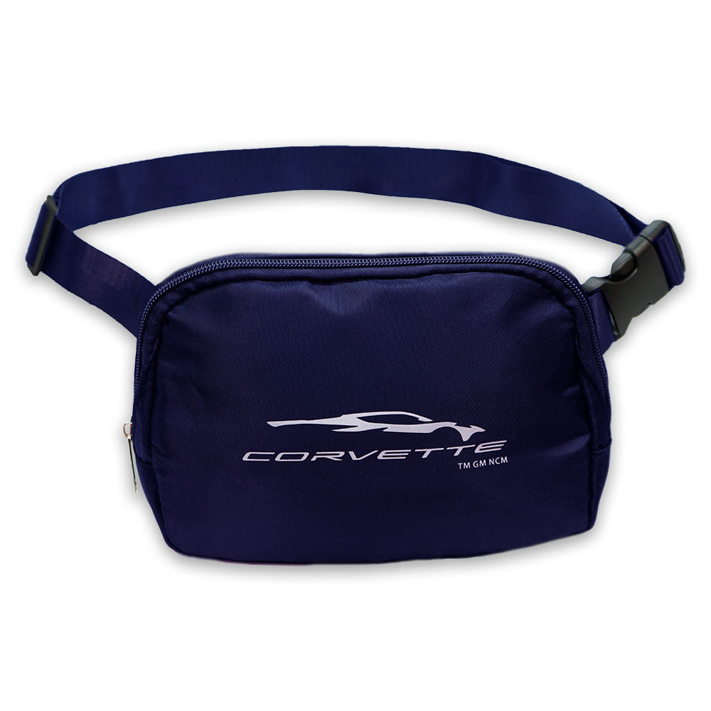 C8 Corvette Gesture Navy Sling Belt Bag